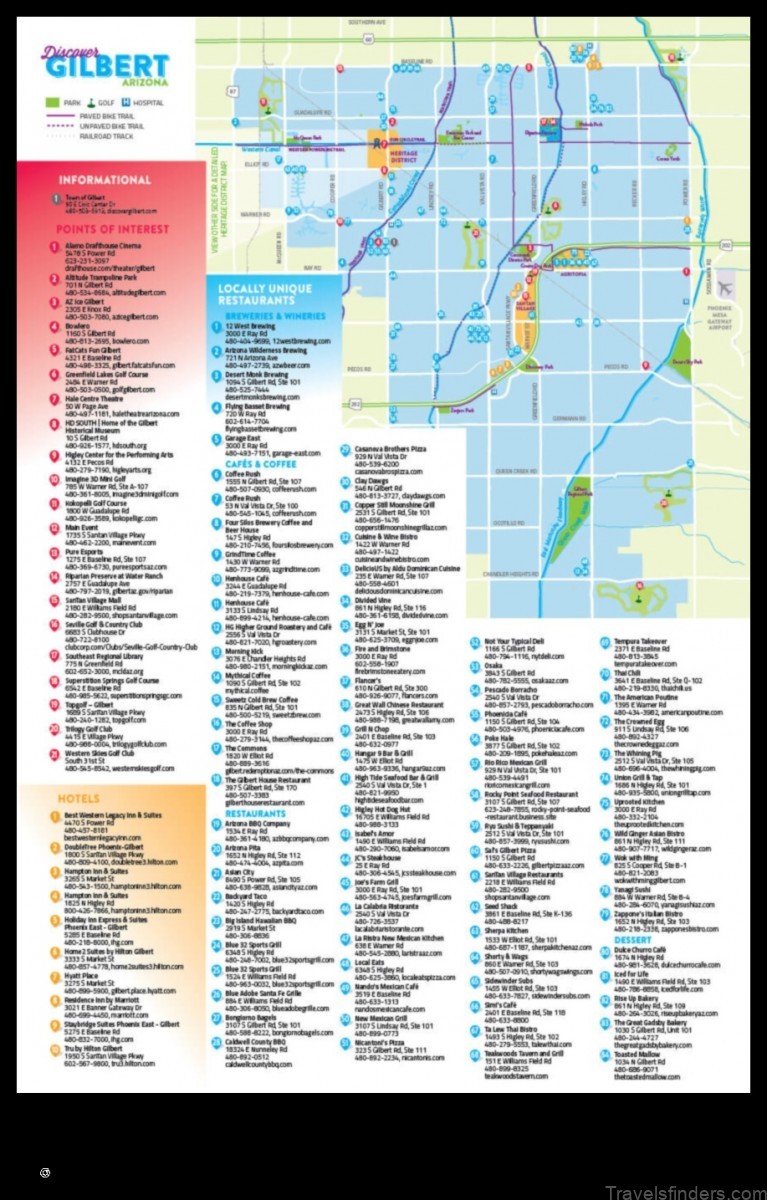 Map of Gilbert United States