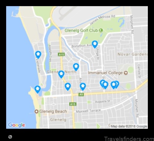 explore the map of glenelg north australia