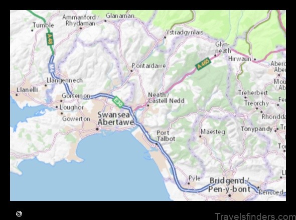 Map of Glyn-neath United Kingdom