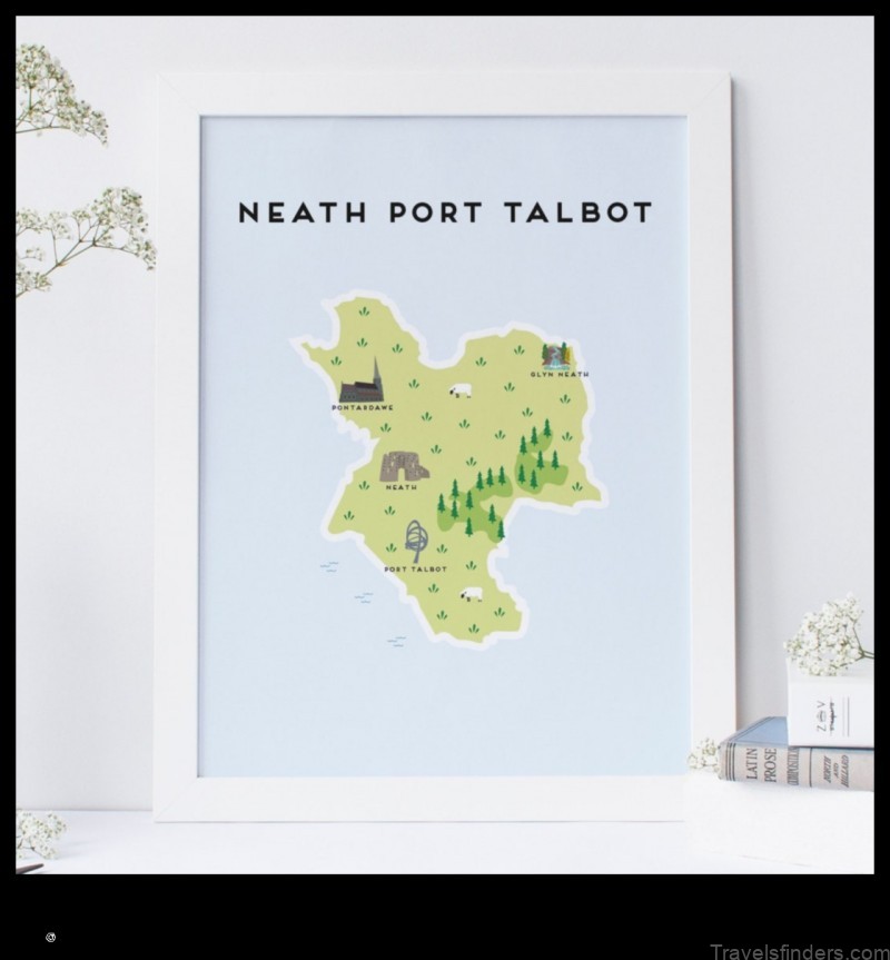 explore the map of glyn neath united kingdom