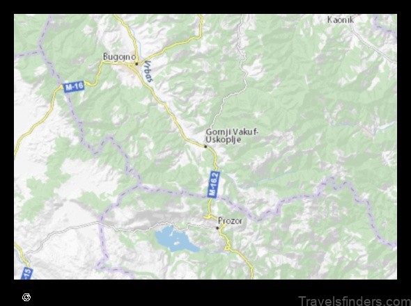 explore the map of gornji vakuf bosnia and herzegovina