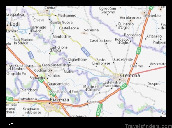 explore the map of grumello cremonese italy