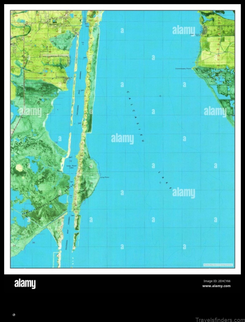 Map of Hackberry United States