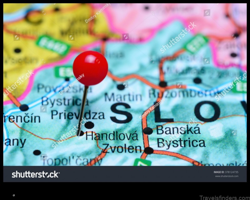 explore the map of handlova slovakia