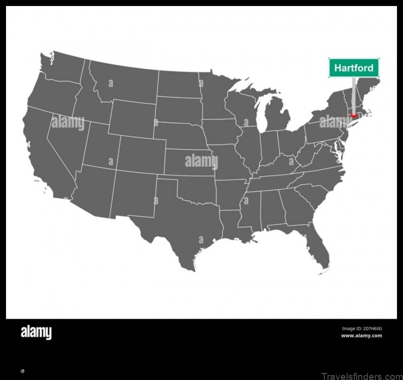 Map of Hartford United States