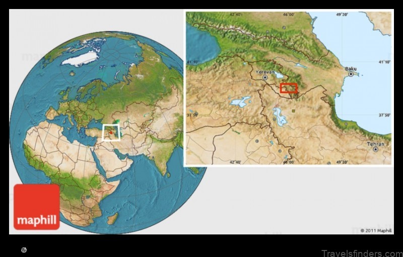 Map of Hatsavan Armenia