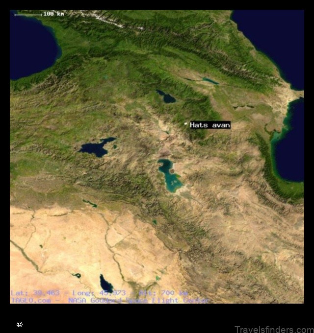 Map of Hatsavan Armenia