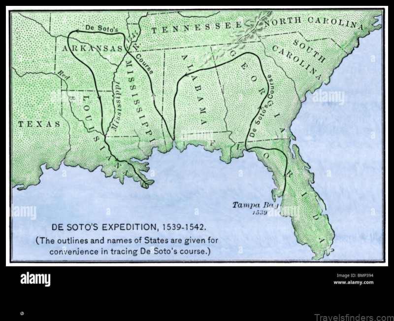 Map of Hernando United States