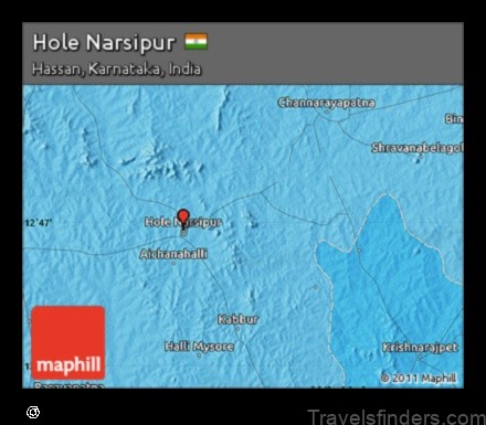 Map of Hole Narsipur India