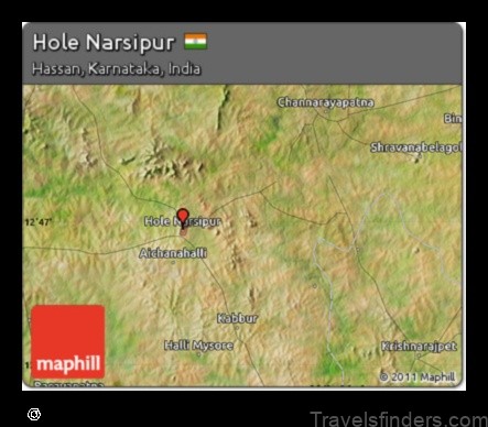 explore the map of hole narsipur india