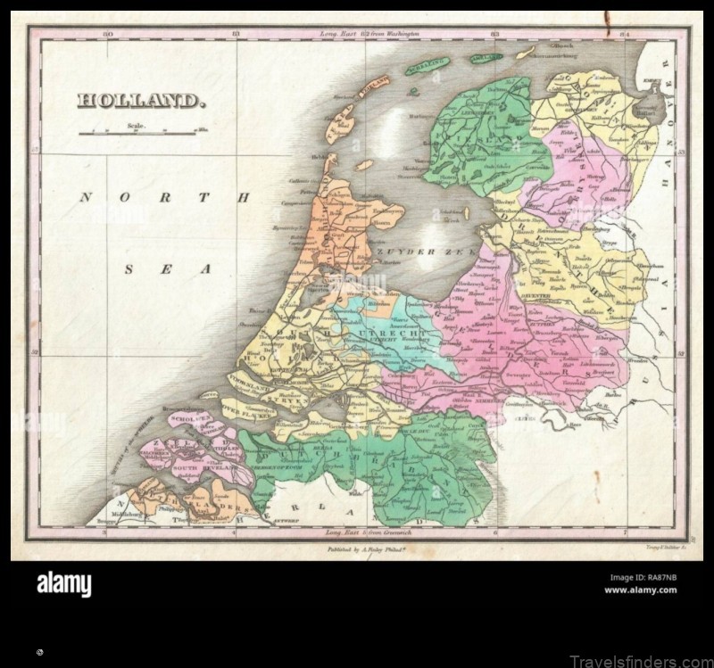 explore the map of holland united states