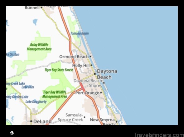explore the map of holly hill united states