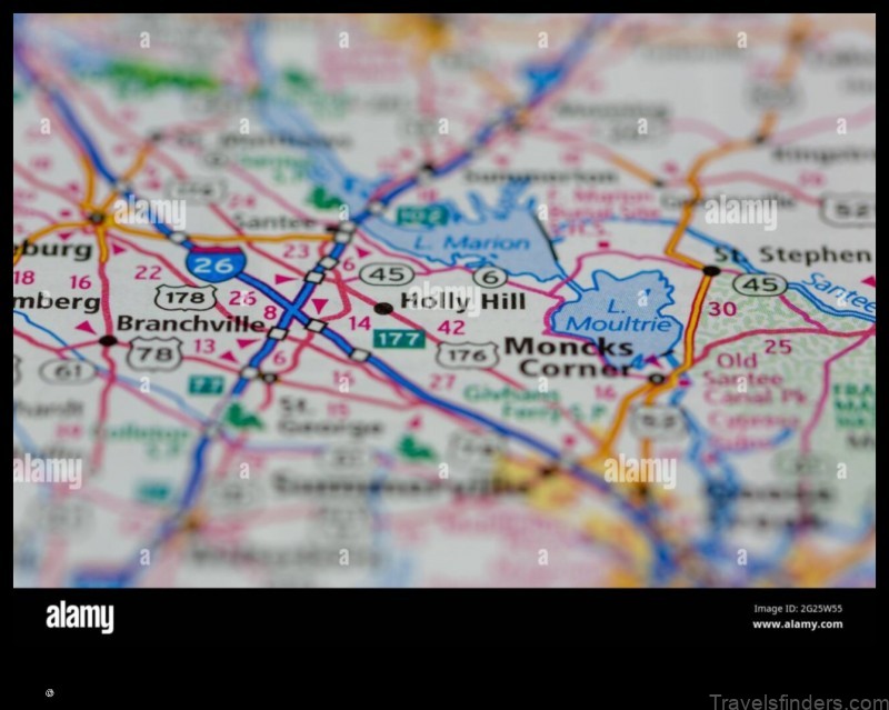 Map of Holly Hills United States