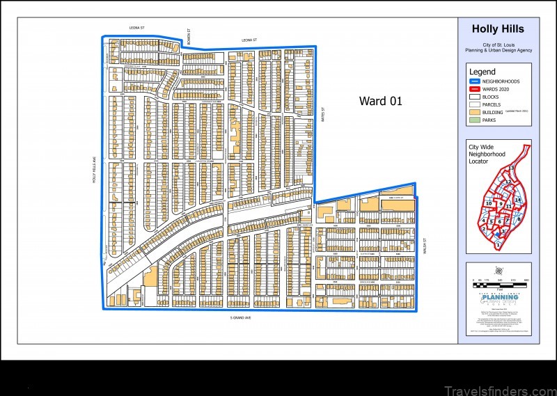 explore the map of holly hills united states