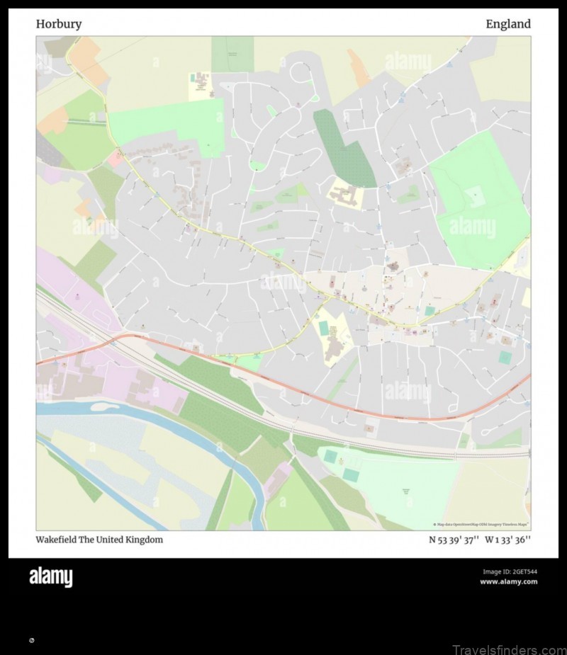 Map of Horbury United Kingdom