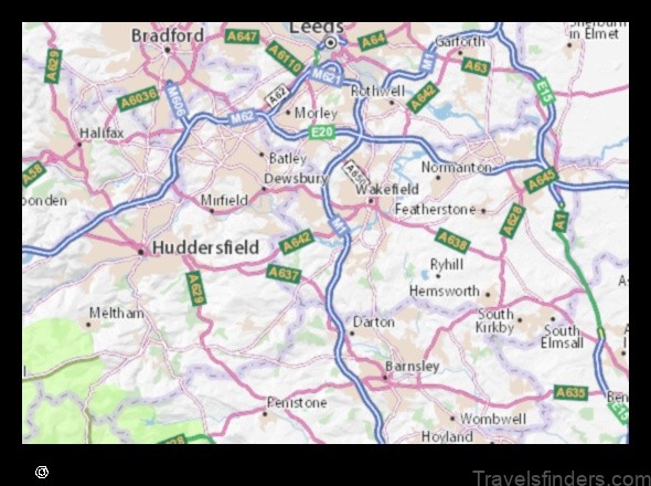 explore the map of horbury united kingdom