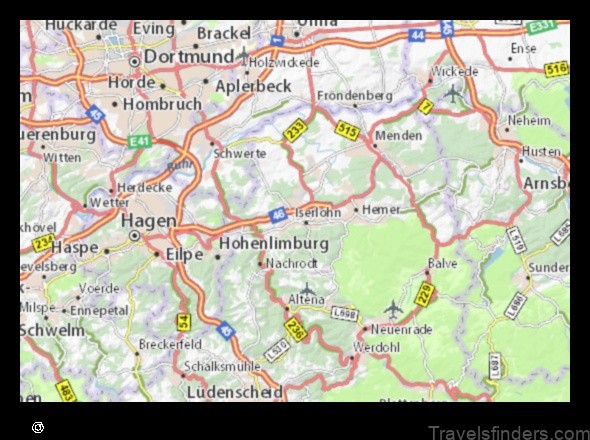 Map of Hordel Germany