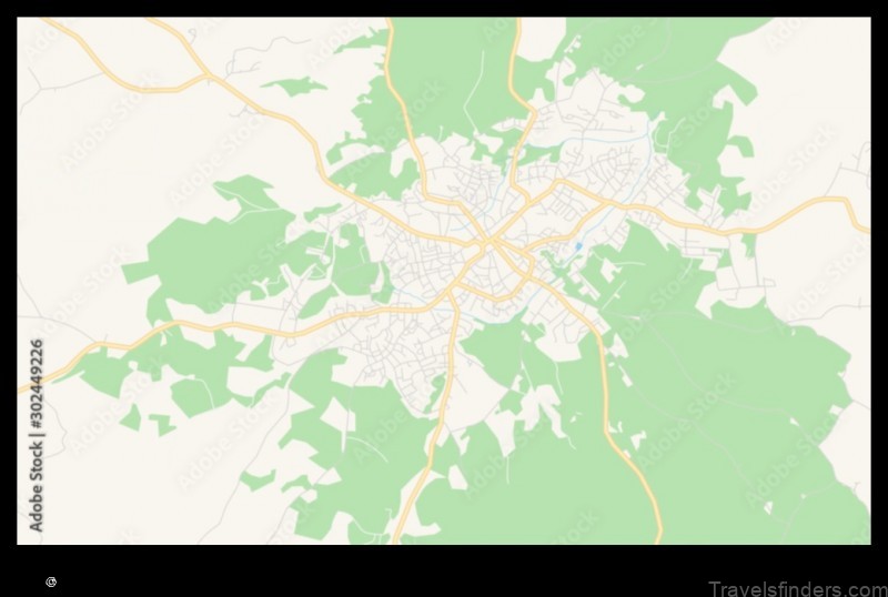 Map of Ila Orangun Nigeria