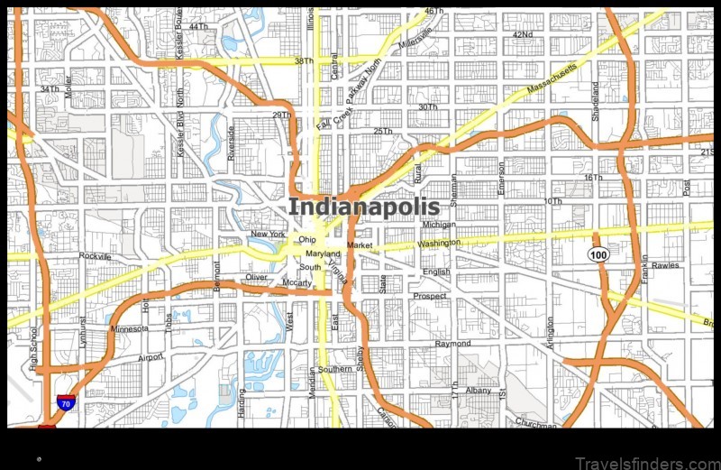 explore the map of indianapolis united states