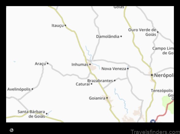 Map of Inhumas Brazil