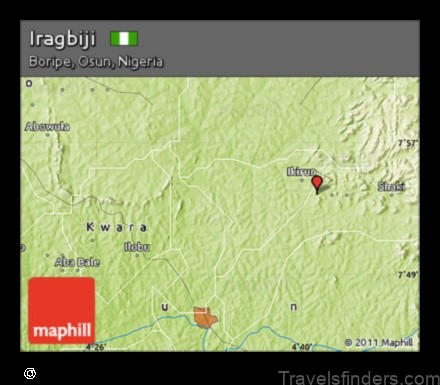explore the map of iragbiji nigeria a town with a rich history and culture