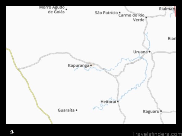 explore the map of itapuranga brazil