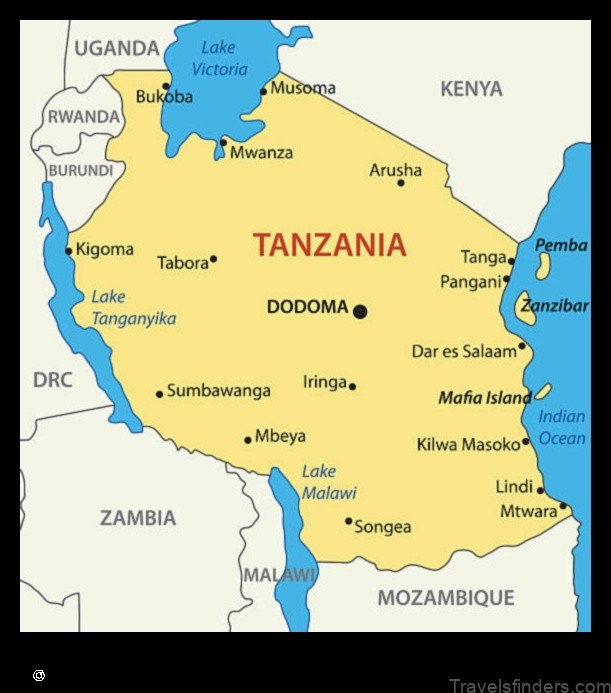 Map of Itigi Tanzania, United Republic of