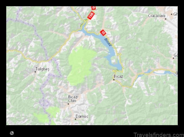 Map of Izvoru Romania