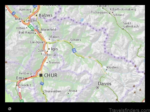 explore the map of jenaz switzerland