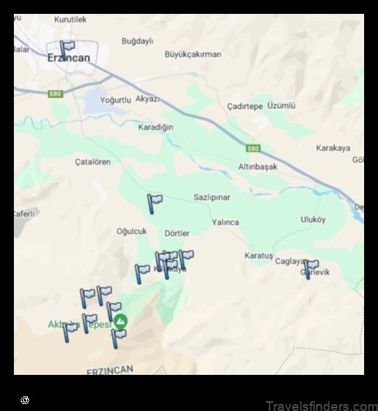 explore the map of k1l1ckaya turkey