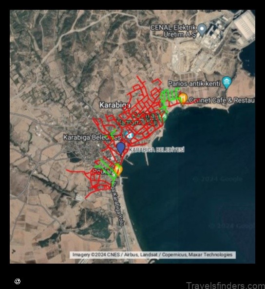 Map of Karabiga Turkey