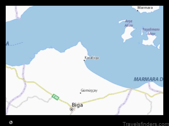 explore the map of karabiga turkey with this handy guide