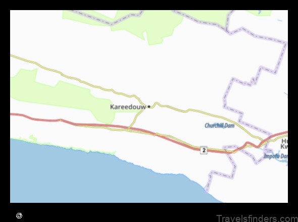 explore the map of kareedouw south africa