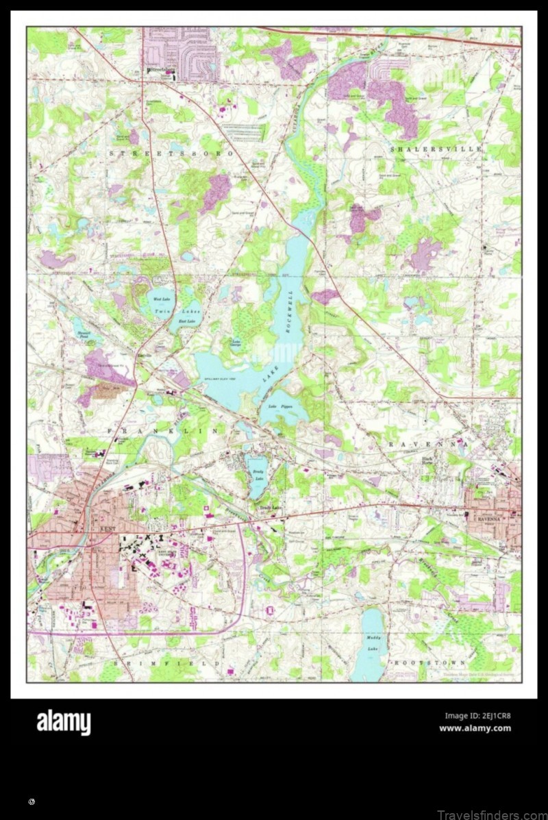 Map of Kent United States