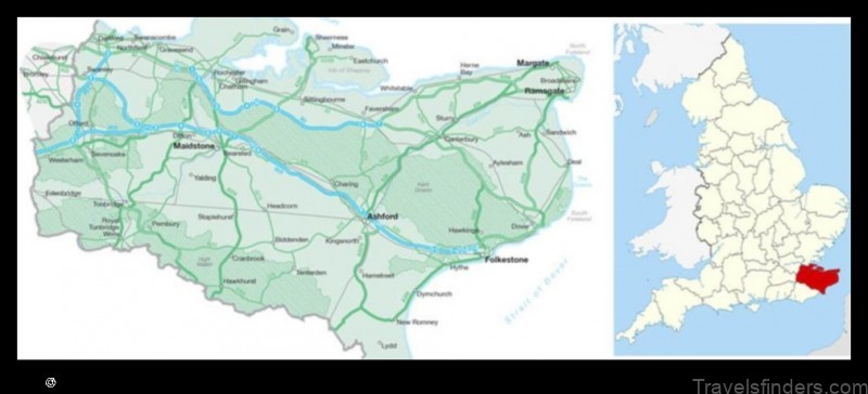 explore the map of kent united states