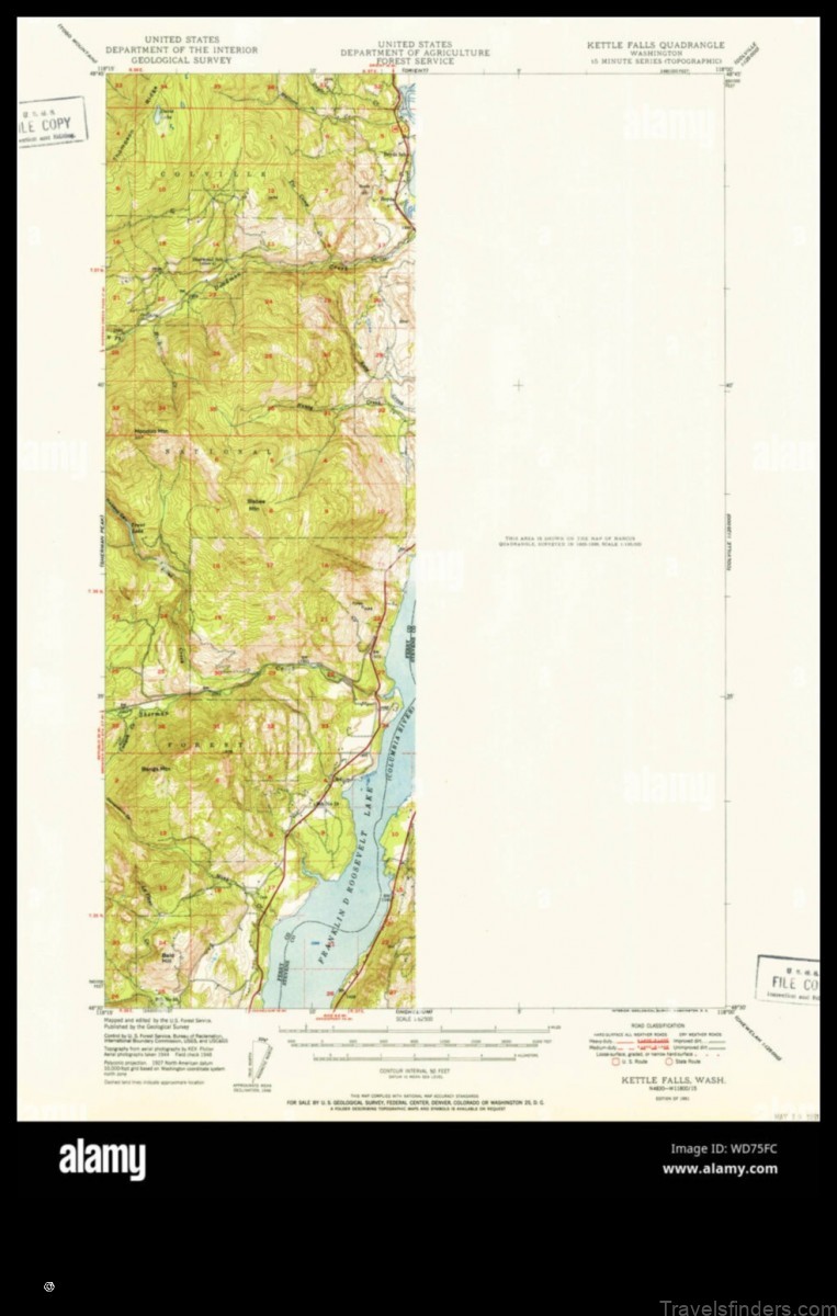 Map of Kettle Falls United States