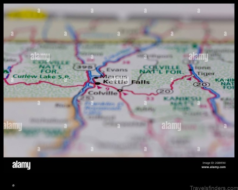Map of Kettle Falls United States