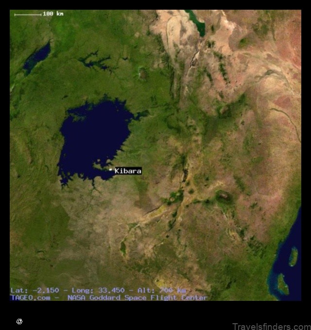 explore the map of kibara tanzania united republic of