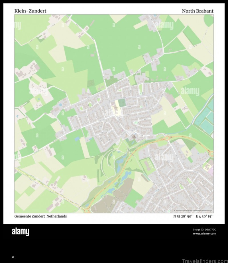 Map of Klein-Zundert Netherlands