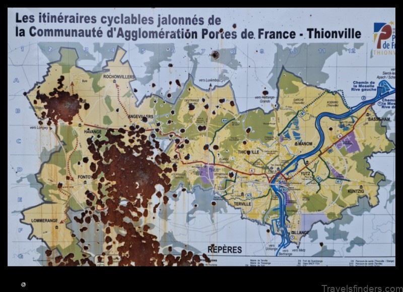 Map of Knutange France