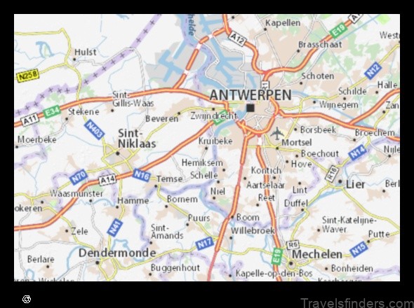 explore the map of kruibeke belgium