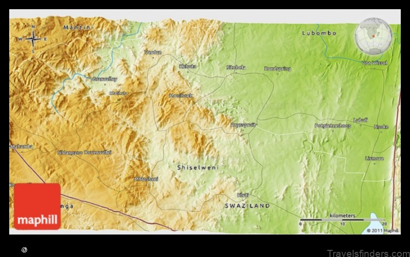 explore the map of kubuta swaziland