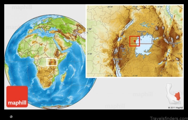 Map of Kyotera Uganda