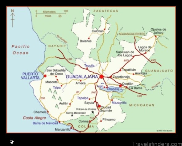 Map of La Ciénega Mexico