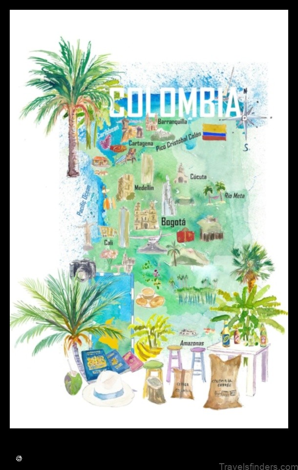 Map of La Cruz Colombia