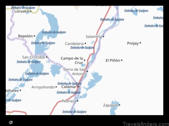 Map of La Cruz Colombia