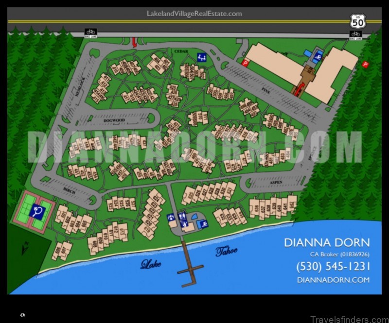 explore the map of lakeland village united states