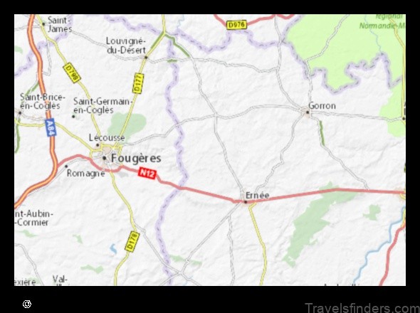 Map of Larchamp France