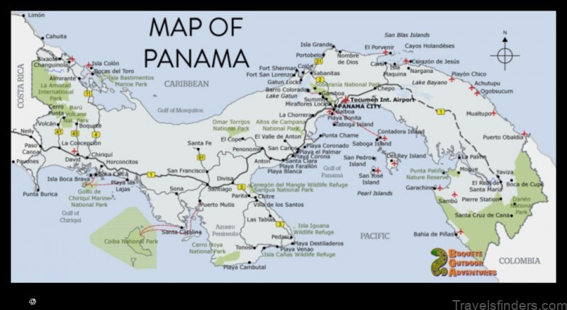 explore the map of las zanguengas panama
