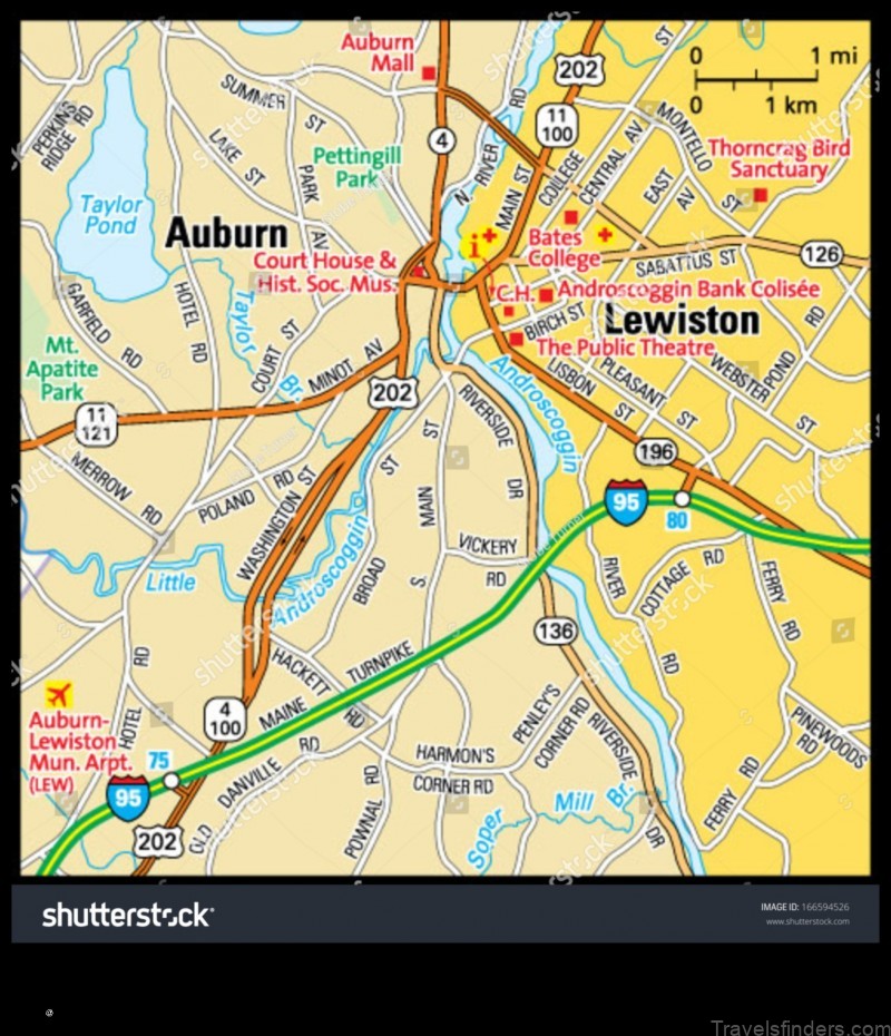 Map of Lewiston United States